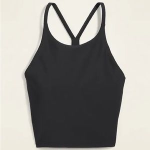 Old Navy Powersoft black longline racerback bra XL